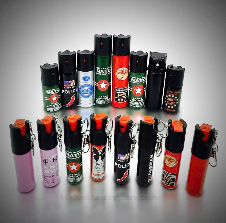 bình xịt cay mini tự vệ