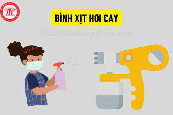bình xịt hơi cay mini chống trộm
