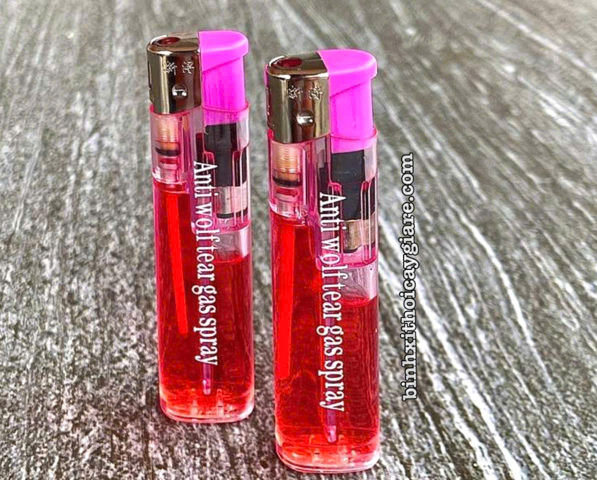 bình xịt hơi cay bật lửa giá rẻ