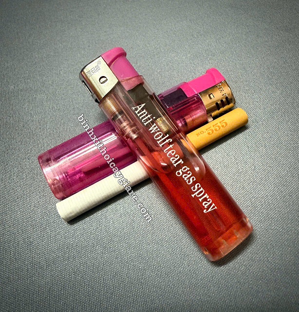 Bình Xịt Hơi Cay Bật Lửa