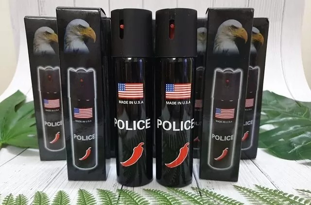 Bình xịt hơi cay hiệu police