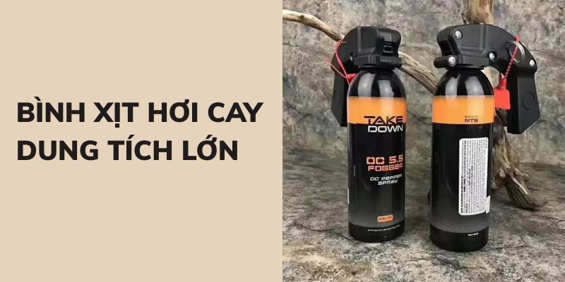 Bình xịt hơi cay loại lớn phạm vi xịt rộng, bảo vệ tối đa Bình xịt hơi cay loại lớn phạm vi xịt rộng, bảo vệ tối đa