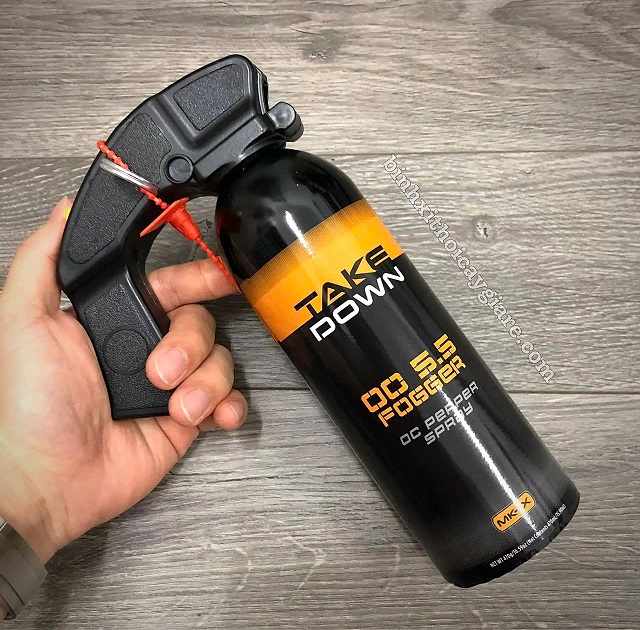 bình xịt hơi cay loại to