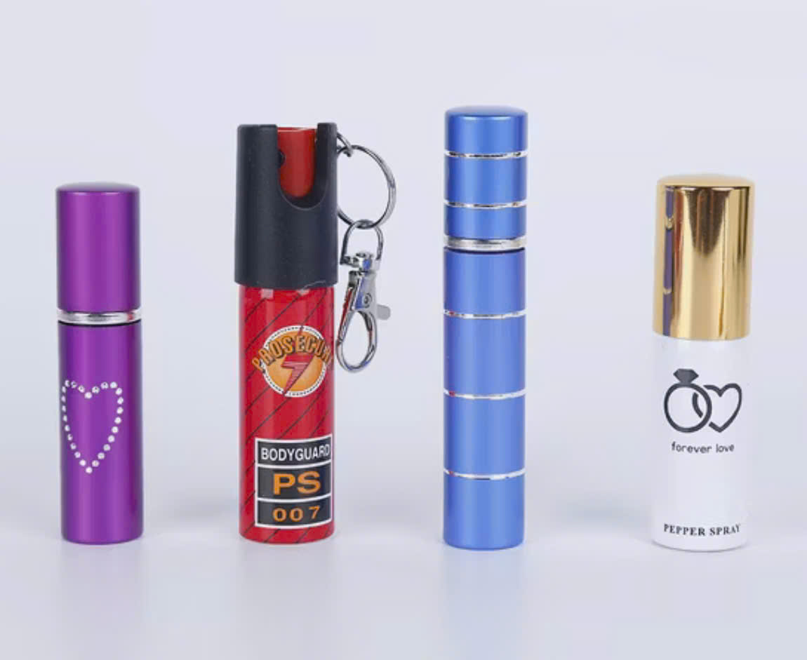 bình xịt hơi cay mini nhỏ gọn