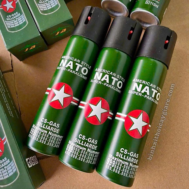 bình xịt hơi cay tự vệ cao cấp