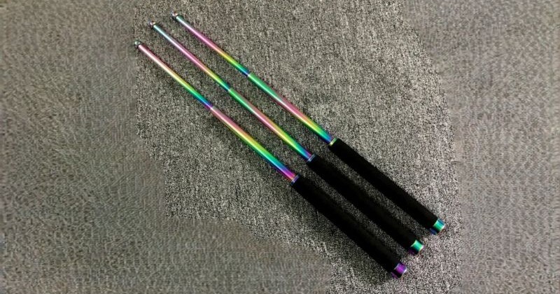 Gậy 3 khúc 7 màu độc đáo, phong cách và đầy quyền năng