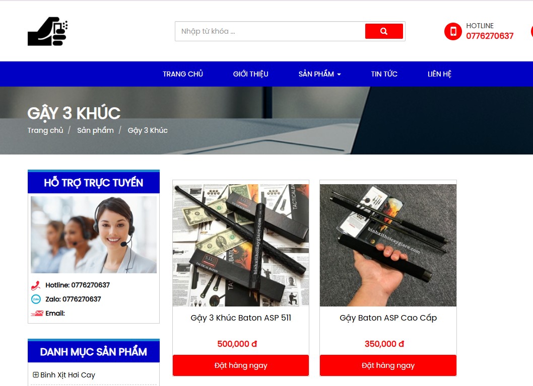 Gậy 3 khúc mua ở đâu uy tín Gậy 3 khúc mua ở đâu uy tín