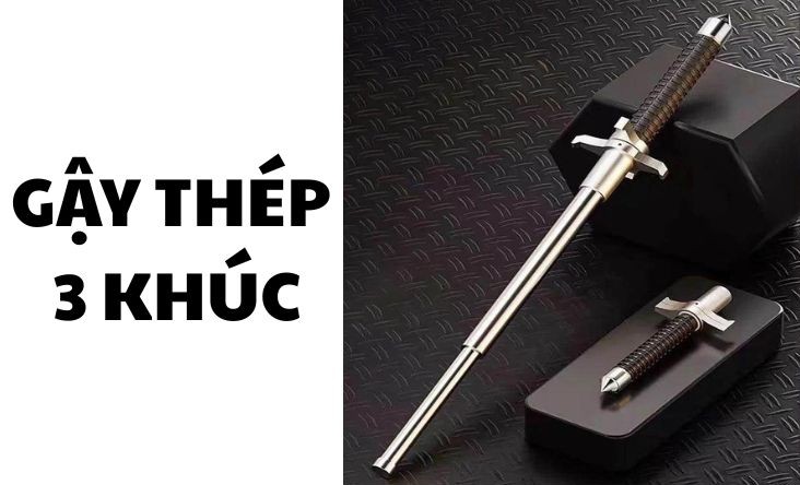 Gậy thép 3 khúc có bền không? Ưu nhược điểm và giá bán Gậy thép 3 khúc có bền không? Ưu nhược điểm và giá bán