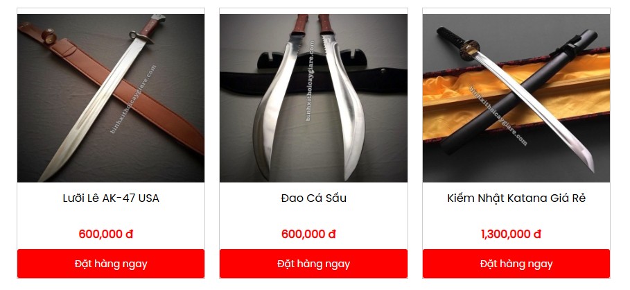 Mua bán kiếm Nhật Katana
