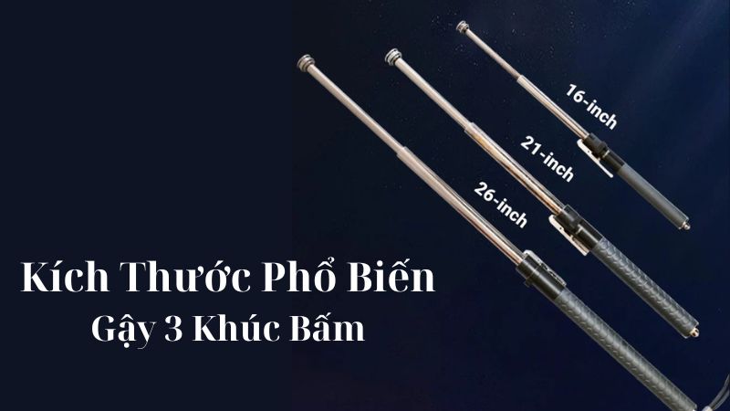 Mua gậy 3 khúc bấm