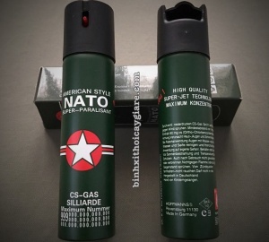 Bình Xịt Hơi Cay Nato